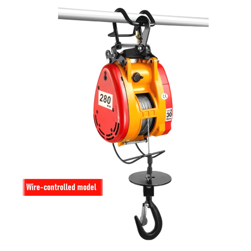 Mini King Kong Household Portable Hanging Electric Wire Rope Winch 220v 160kg-500kg