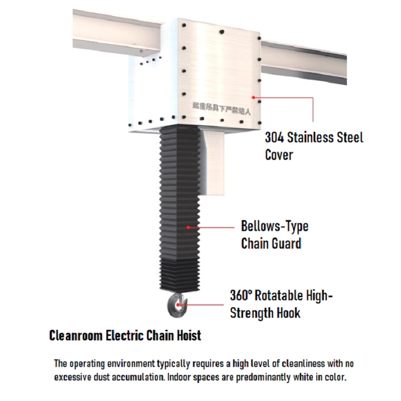 Cleanroom Electric Chain Hoist